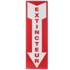 affiche extincteur, affiche vinyle extincteur