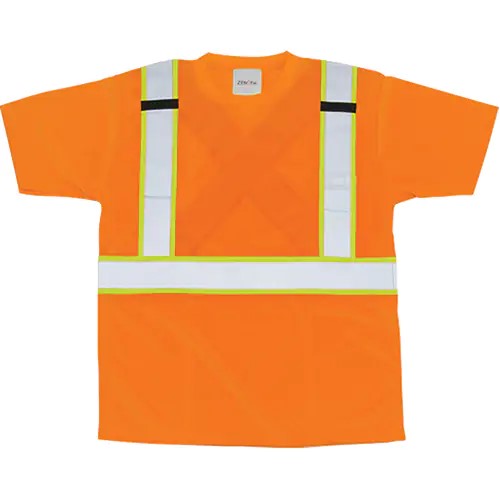 chandail fluo, chandail orange, chandail travail, chandail haute visibilite