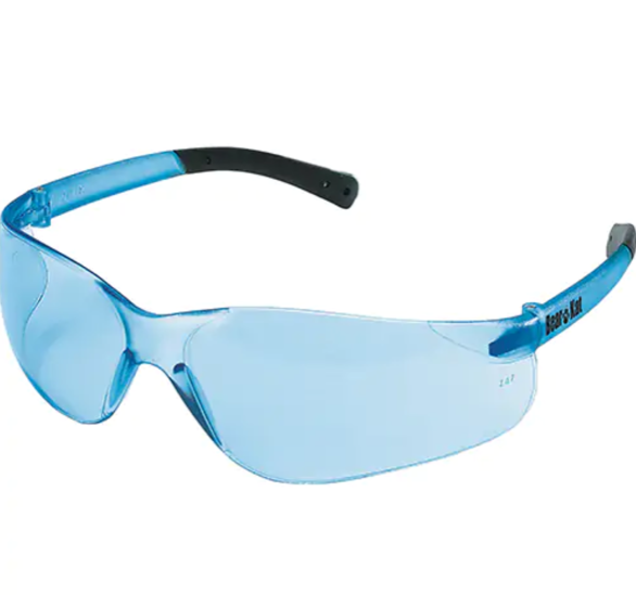 lunettes de securite, lunette protectrice, protection yeux, lunettes anti buee, lunettes anti egratignure, lunettes bleue