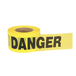 ruban danger, ruban barricade danger, ruban jaune, ruban signalisation