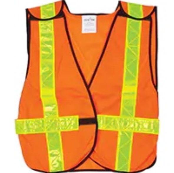veste de securite, veste orange, veste signalisation, veste haute visibilite