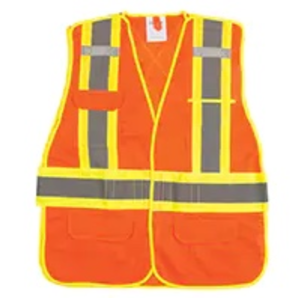 veste de securite, veste orange, veste signalisation, veste haute visibilite