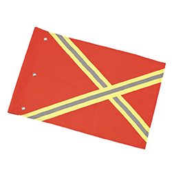 fanion signalisation, fanion rouge
